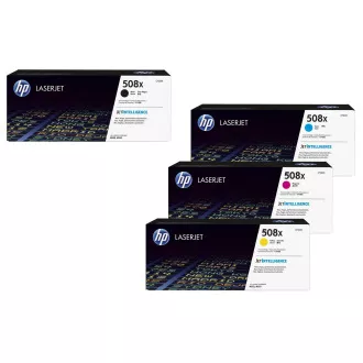 Toner HP 508X (CF360X,CF361X,CF362X,CF363X), black + color (čierny + farebný) Toner HP 508X (CF360X,CF361X,CF362X,CF363X), black + color (čierny + farebný)