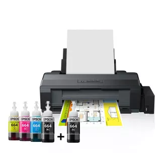 EPSON tlačiareň ink L1300, CIS, A3 +, 30ppm, 4ink, USB, TANK SYSTEM EPSON tlačiareň ink L1300, CIS, A3 +, 30ppm, 4ink, USB, TANK SYSTEM