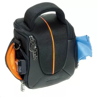 Doerr taška YUMA System 0, 5 (10x12x8,5 cm, SystCAM, čierna/oranžová)