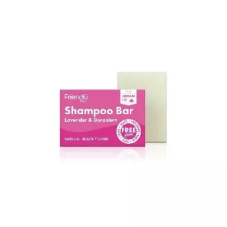 Friendly Soap Prírodné mydlo na vlasy levandule a pelargónie 95 g Friendly Soap Prírodné mydlo na vlasy levandule a pelargónie 95 g