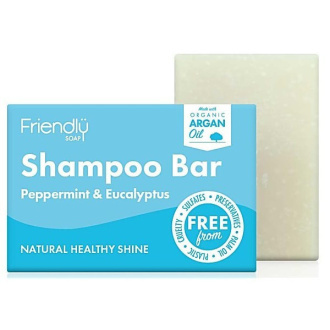 Friendly Soap Prírodné mydlo na vlasy mäta a eukalyptus 95 g