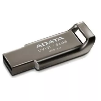 ADATA Flash Disk 32GB UV131, USB 3.1 Dash Drive, Chromium, kov, sivá ADATA Flash Disk 32GB UV131, USB 3.1 Dash Drive, Chromium, kov, sivá