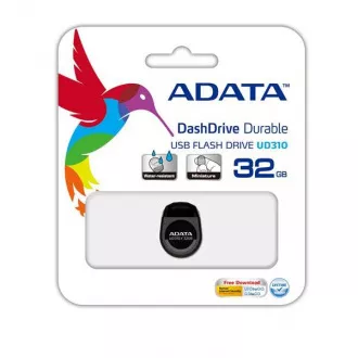 ADATA Flash Disk 64GB UD310, USB 2.0 Dash Drive Durabl, čierna ADATA Flash Disk 64GB UD310, USB 2.0 Dash Drive Durabl, čierna