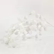 Eurolamp Vianočné dekorácie biela vetvička, 105 cm, 1 ks