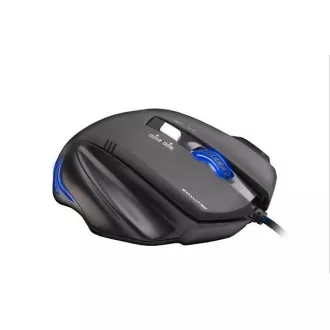 C-TECH myš AKANTHA, herné, modré podsvietenie, 2400 DPI, USB
