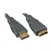 PREMIUMCORD Kábel predlžovací HDMI - HDMI 10m, pozlátené konektory