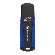 TRANSCEND Flash Disk 128GB JetFlash®810, USB 3.0 (vodeodolný, nárazuvzdorný) (R:90/W:40 MB/s) čierna/modrá