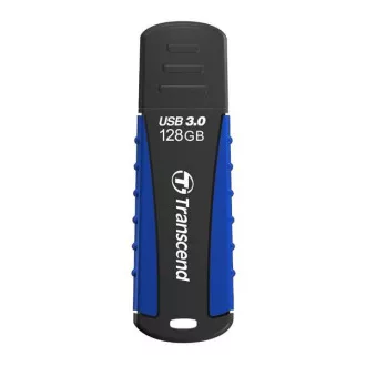 TRANSCEND Flash Disk 128GB JetFlash®810, USB 3.0 (vodeodolný, nárazuvzdorný) (R:90/W:40 MB/s) čierna/modrá