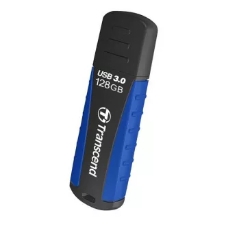 TRANSCEND Flash Disk 128GB JetFlash®810, USB 3.0 (vodeodolný, nárazuvzdorný) (R:90/W:40 MB/s) čierna/modrá