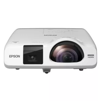 EPSON projektor EB-536Wi, 1280x800, 3400ANSI, HDMI, VGA, LAN, SHORT, 10.000h ECO živ. lampy, REPRO 16W