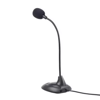 GEMBIRD mikrofón na stôl MIC-205, čierny GEMBIRD mikrofón na stôl MIC-205, čierny