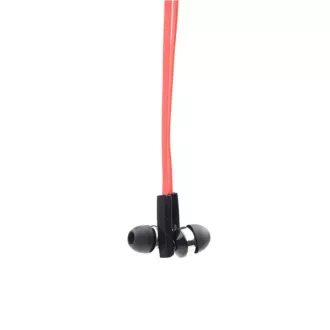 GEMBIRD slúchadlá s mikrofónom MHS-EP-OPO pre MP3, plochý kábel, čierna