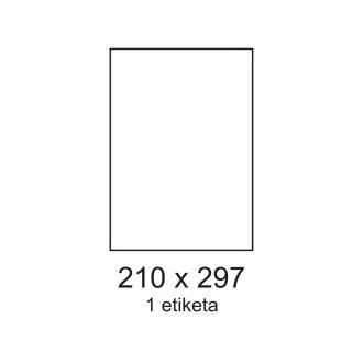 Etikety 210x297mm 1etiketa na archu 100listov Smartline