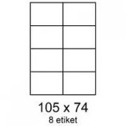 Etikety 105x74mm 8etikiet na archu 100listov Smartline