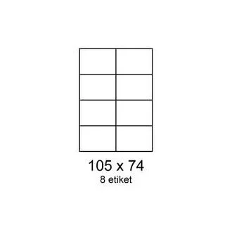 Etikety 105x74mm 8etikiet na archu 100listov Smartline