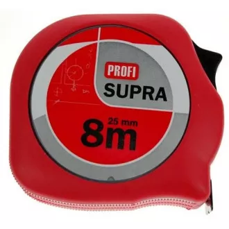 Meter zvinovací 8m/25mm červený na karte Meter zvinovací 8m/25mm červený na karte