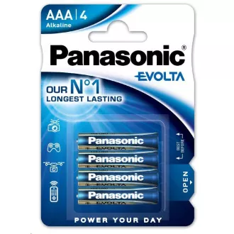 PANASONIC Alkalické batérie EVOLTA Platinum LR03EGE/4BP AAA 1, 5V (Blister 4ks) PANASONIC Alkalické batérie EVOLTA Platinum LR03EGE/4BP AAA 1, 5V (Blister 4ks)