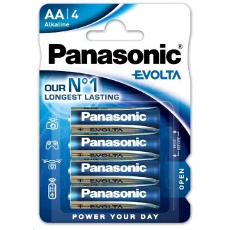 PANASONIC Alkalické batérie EVOLTA Platinum LR6EGE/4BP AA 1, 5V (Blister 4ks)