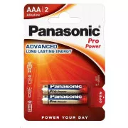 PANASONIC Alkalické batérie Pro Power LR03PPG/2BP AAA 1, 5V (Blister 2ks)