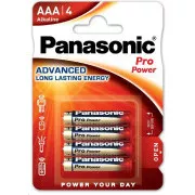 PANASONIC Alkalické batérie Pro Power LR03PPG/4BP AAA 1, 5V (Blister 4ks)