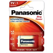 PANASONIC Alkalické batérie Pro Power 6LF22PPG/1BP 9V (Blister 1ks)