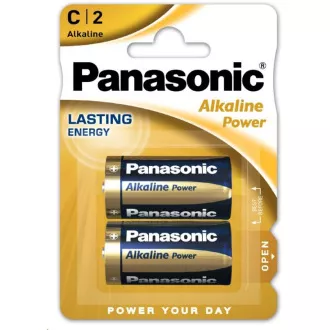 PANASONIC Alkalické batérie Alkaline Power LR14APB/2BP C 1, 5V (Blister 2ks)
