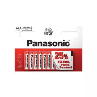 PANASONIC Zinkouhlíkové batérie Red Zinc R03RZ/10HH AAA 1, 5V (Blister 10ks)