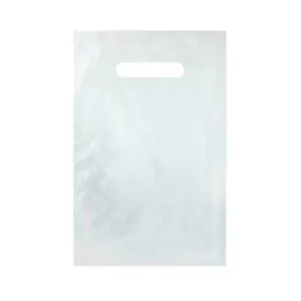 Taška PE prehmat 20x30cm biela