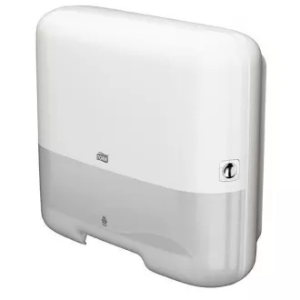 Zásobník na papierové uteráky skladané C-box mini Tork biely H3