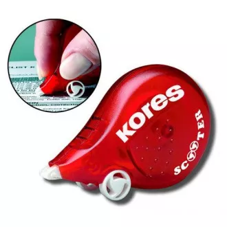 Korektor 4,2mm x 5m jednorazový Kores Scooter Korektor 4,2mm x 5m jednorazový Kores Scooter