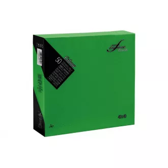 Obrúsky papierové INFIBRA 2vrs. 33x33cm svetlo zelená 50ks