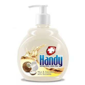 Mydlo tekuté Clovin Handy antibakterial Mlieko a kokos 500ml s pumpičkou