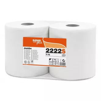 Toaletný papier Jumbo 265mm 2vrs. biely 6ks Celtex S-Plus / predaj celé balenie 6 roliek (2222S) Toaletný papier Jumbo 265mm 2vrs. biely 6ks Celtex S-Plus / predaj celé balenie 6 roliek (2222S)