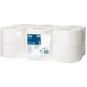 Toaletný papier Jumbo 190mm 2vrs. Tork Advanced T2 850 útržkov 12ks / predaj po balení