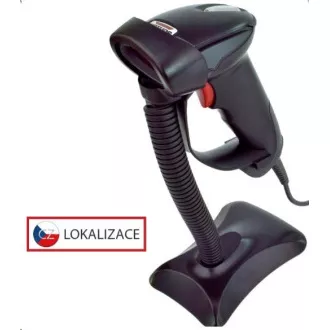 Virtuos laserová čítačka HT-900A, USB (emulácia klávesnice/RS232), čierna