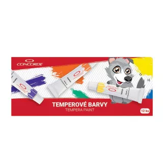 Farby temperové Concorde 12x12ml