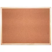 Tabuľa korková 60x90cm Economy drevený rám jednostranná