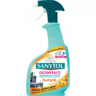 Odmasťovač kuchýň Sanytol 500ml Odmasťovač kuchýň Sanytol 500ml