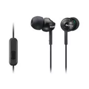 SONY stereo slúchadlá MDR-EX110AP, čierna