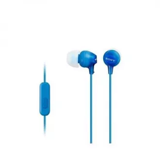 SONY stereo slúchadlá MDR-EX15AP, modrá