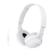 SONY stereo slúchadlá MDR-ZX110AP, biela