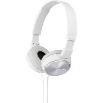 SONY stereo slúchadlá MDR-ZX310, biela