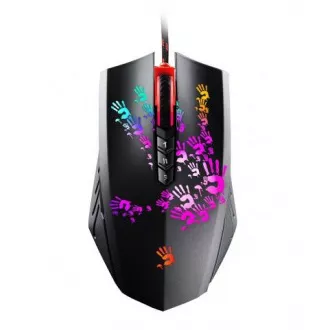 A4tech BLOODY A60 Blazing herná myš, až 4000DPI, V-Track technológie, 160KB pamäť, USB, CORE 2