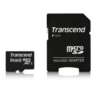 TRANSCEND MicroSDXC karta 64GB Class 10, UHS-I (45MB/s)
