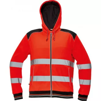 KNOXFIELD HV mikina s kapucňou oranžová XS KNOXFIELD HV mikina s kapucňou oranžová XS