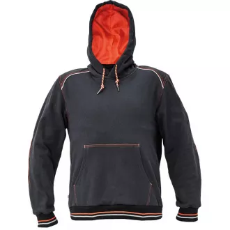 KNOXFIELD klokanka mikina antr/oranž L