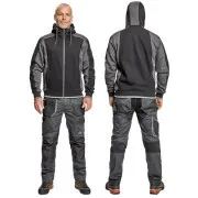 DAYBORO mikina s kapucňou čierna 4XL