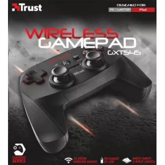 TRUST Gamepad GXT 545 Wireless Gamepad pre PC & PS3, bezdrôtový