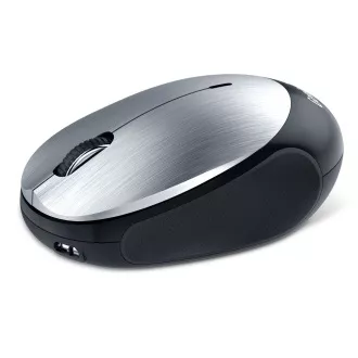 GENIUS myš NX-9000BT/ Bluetooth 4.0/ 1200 dpi/ bezdrôtová/ dobíjacia batéria/ strieborná
