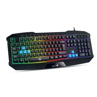 GENIUS klávesnica GX GAMING K-215 / herná, drôtová, podsvietená/ USB/ čierna/ CZ+SK layout GENIUS klávesnica GX GAMING K-215 / herná, drôtová, podsvietená/ USB/ čierna/ CZ+SK layout